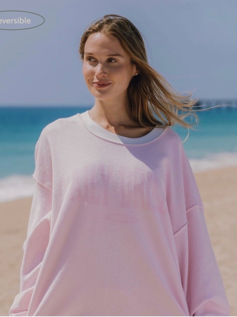 Daily Drills x The Bar Reversible Oversized Crew - Picture 4 of 5